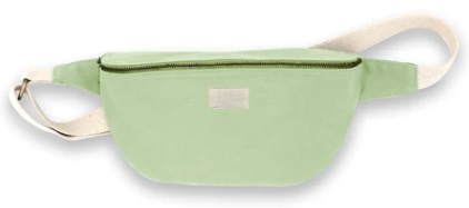 Sac banane personnalisable - Antoine Vert d'eau